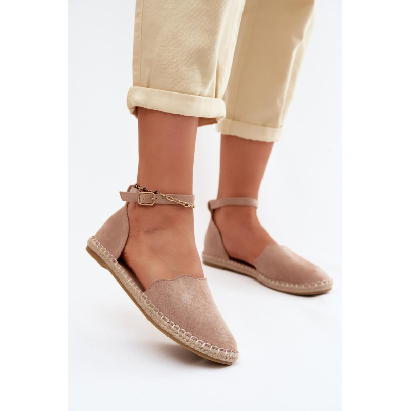 Dámske Espadrily Z Umelého Semišu Vinceza 23-34594 Béžové