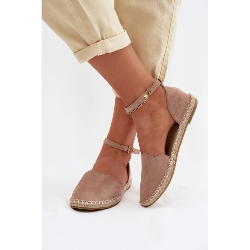 Dámske Espadrily Z Umelého Semišu Vinceza 23-34594 Béžové