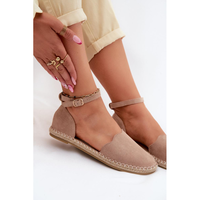 Dámske Espadrily Z Umelého Semišu Vinceza 23-34594 Béžové