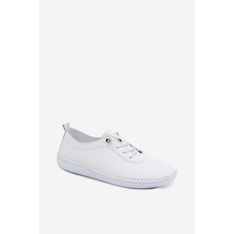 Kožené dámske mokasíny Artiker 58C3069 Biele - Biela