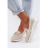 Otváracie slip-on topánky z prírodnej kože Artiker 58C0478 Béžové