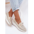 Otváracie slip-on topánky z prírodnej kože Artiker 58C0478 Béžové