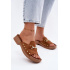 Dámske semišové šľapky Inblu TF0002KU Camel - Odtiene hnedej a béžovej