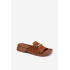 Dámske semišové šľapky Inblu TF0002KU Camel - Odtiene hnedej a béžovej