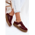 Dámske Tenisky Na Platforme Big Star UU274013 Bordeaux - Odtiene červenej