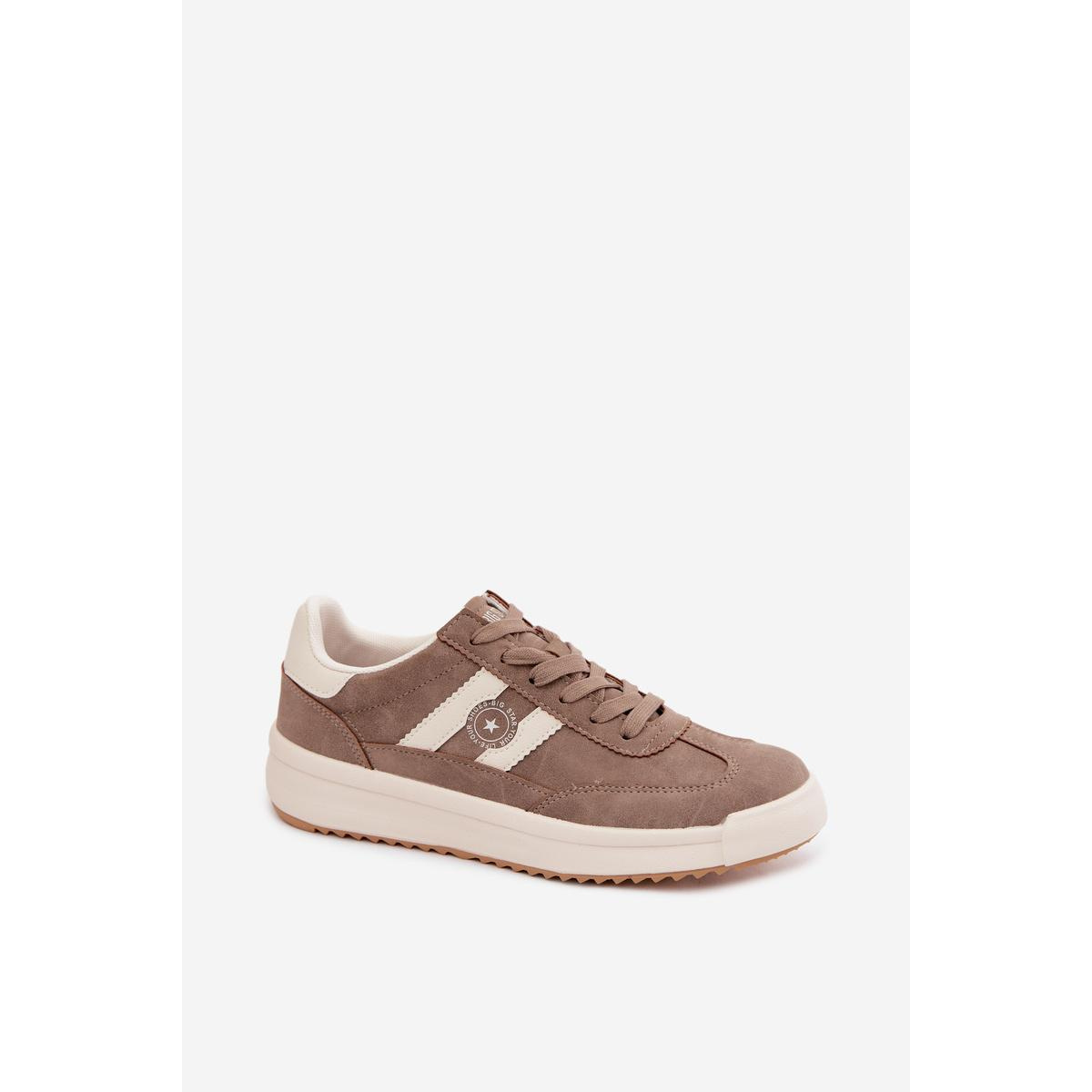 Dámske Športové Topánky Sneakers Big Star UU274025 Tmavá Béžová - Béžová