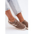 Dámske Športové Topánky Sneakers Big Star UU274025 Tmavá Béžová - Béžová
