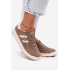 Dámske Športové Topánky Sneakers Big Star UU274025 Tmavá Béžová - Béžová
