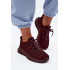 Ľahké Dámske Športové Slip-On Topánky Z Textilu Big Star UU274053 Bordó - Odtiene červenej
