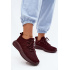 Ľahké Dámske Športové Slip-On Topánky Z Textilu Big Star UU274053 Bordó - Odtiene červenej