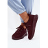 Ľahké Dámske Športové Slip-On Topánky Z Textilu Big Star UU274053 Bordó - Odtiene červenej