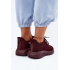 Ľahké Dámske Športové Slip-On Topánky Z Textilu Big Star UU274053 Bordó - Odtiene červenej