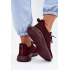 Ľahké Dámske Športové Slip-On Topánky Z Textilu Big Star UU274053 Bordó - Odtiene červenej