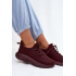 Ľahké Dámske Športové Slip-On Topánky Z Textilu Big Star UU274053 Bordó - Odtiene červenej