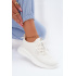 Ľahké Slip-On Dámske Športové Topánky Materiál Big Star UU274056 Biele - Biela