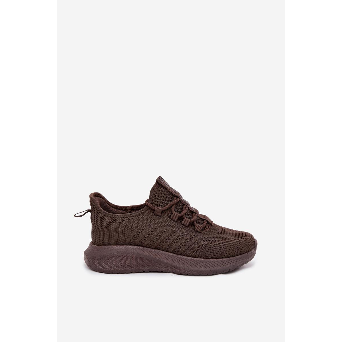 Ľahké Dámske Slip-On Športové Topánky Textilné Big Star UU274055 Čokoládové - Odtiene hnedej a béžovej