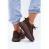 Ľahké Dámske Slip-On Športové Topánky Textilné Big Star UU274055 Čokoládové - Odtiene hnedej a béžovej