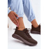 Ľahké Dámske Slip-On Športové Topánky Textilné Big Star UU274055 Čokoládové - Odtiene hnedej a béžovej