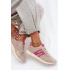 Dámske Športové Tenisky Sneakers Z Prírodného Semišu Béžové Lovey - Béžová