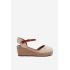 Dámske Espadrille Sandále na Päty Wrangler 20261087-99Q Béžové - Béžová