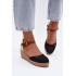 Dámske Espadrille Sandále na Opätku Wrangler 20261087-25Y Čierne - Čierna