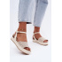 Dámske platformové sandále Wrangler 20261076.99Q Svetlo béžové - Béžová