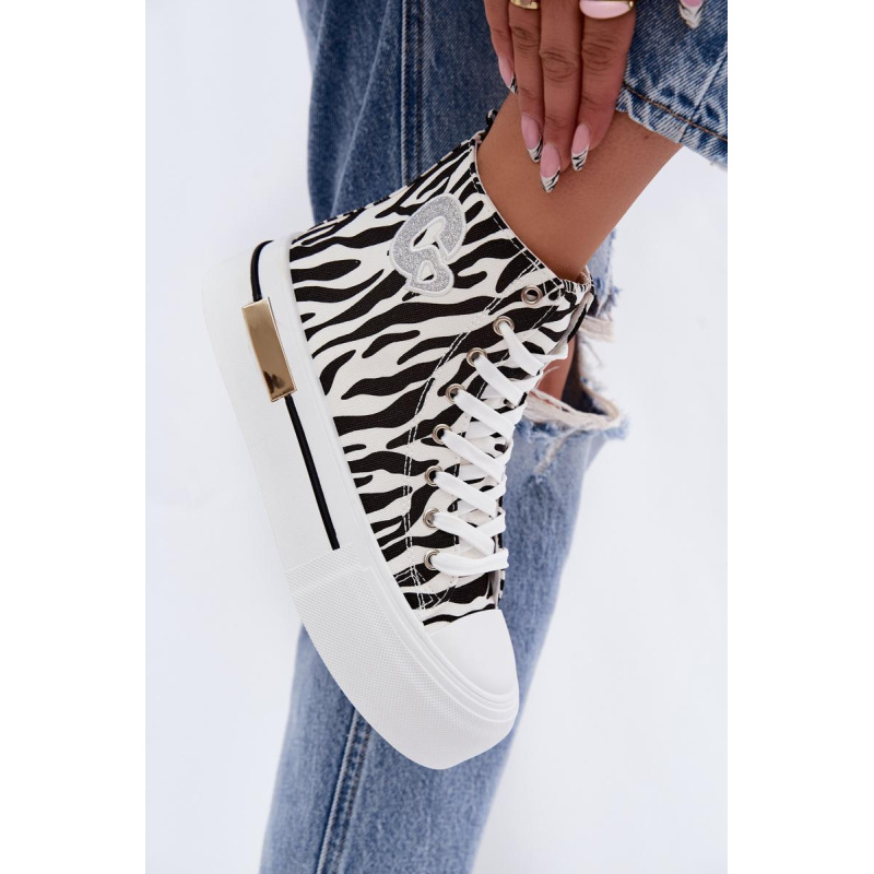 Dámske platformové tenisky Zebra Meloria