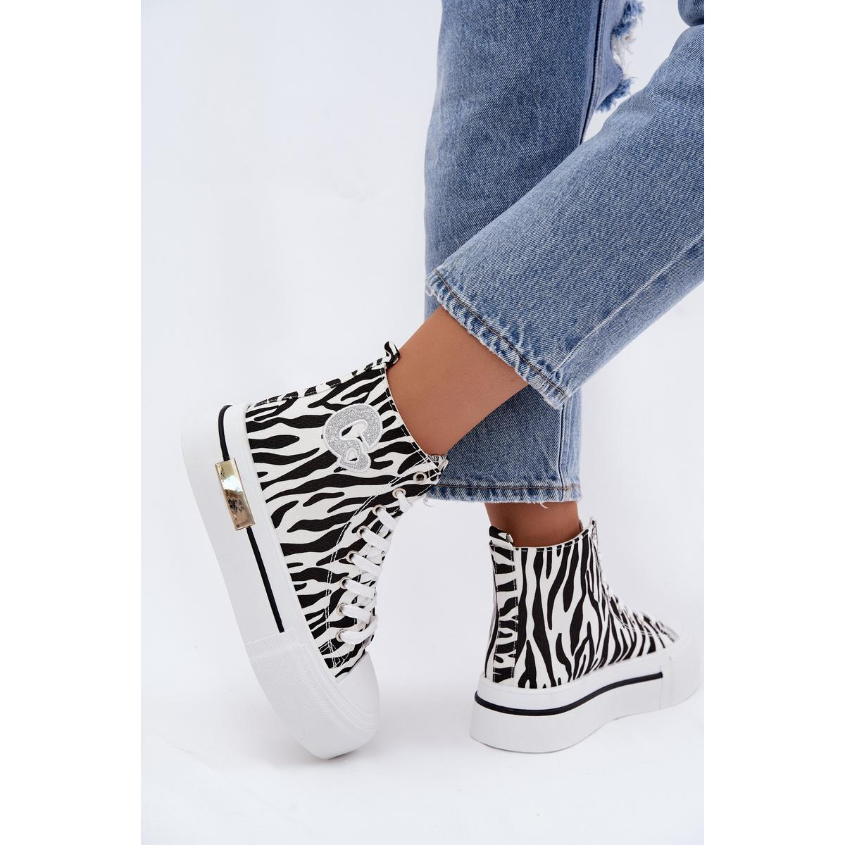 Dámske platformové tenisky Zebra Meloria