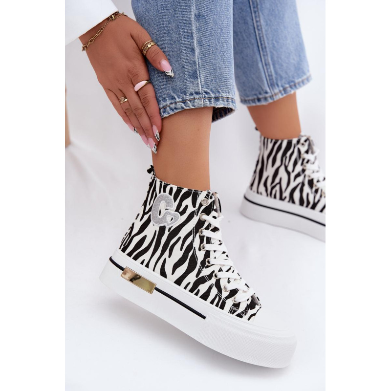 Dámske platformové tenisky Zebra Meloria