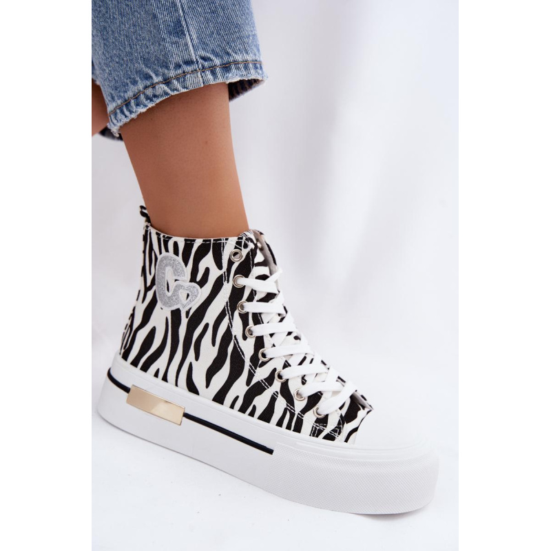 Dámske platformové tenisky Zebra Meloria