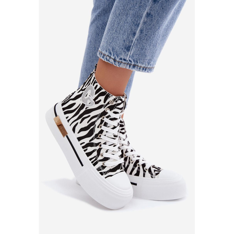Dámske platformové tenisky Zebra Meloria