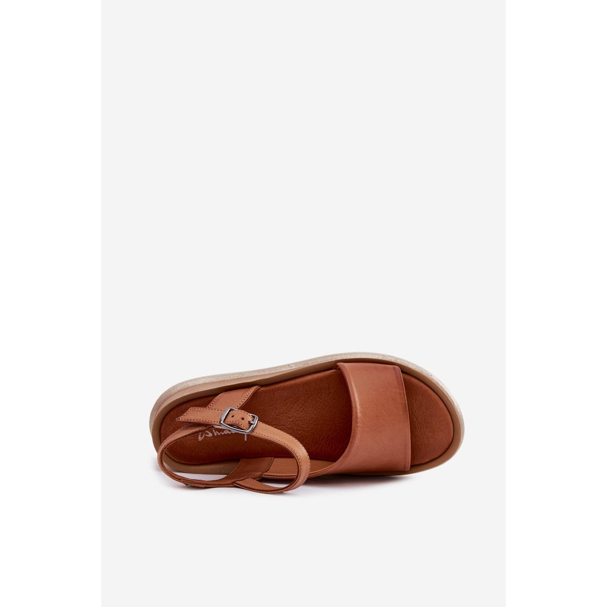 Kožené dámske platformové sandále Maciejka L7629-29 Camel - Odtiene ružovej