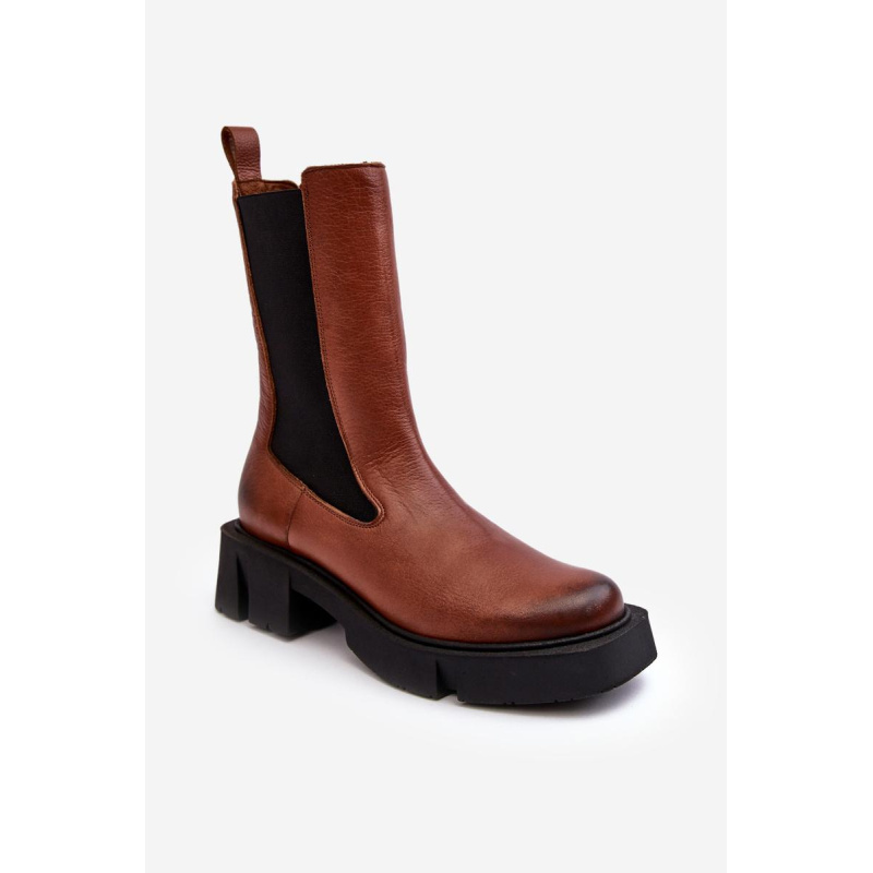 Ženské topánky Jodhpur Laura Messi 2693/229 Brown - Odtiene hnedej a béžovej