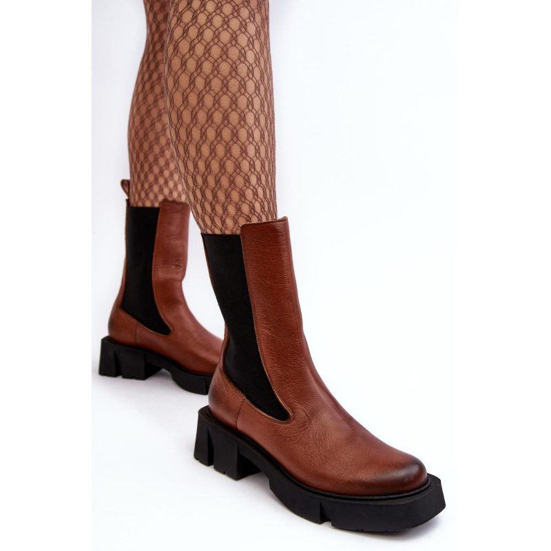 Ženské topánky Jodhpur Laura Messi 2693/229 Brown - Odtiene hnedej a béžovej
