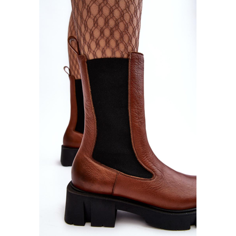 Ženské topánky Jodhpur Laura Messi 2693/229 Brown - Odtiene hnedej a béžovej