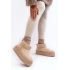 Dámske snehové topánky na platforme Light Beige Mennja - Béžová