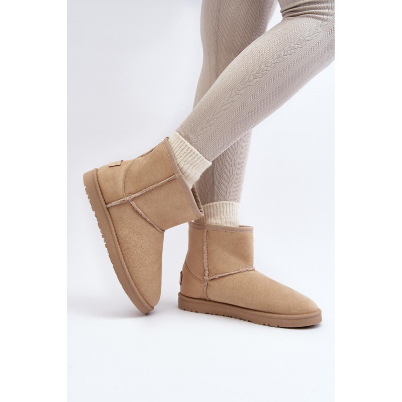 Dámske snehule Cross Jeans MM2R4023C Beige - Béžová