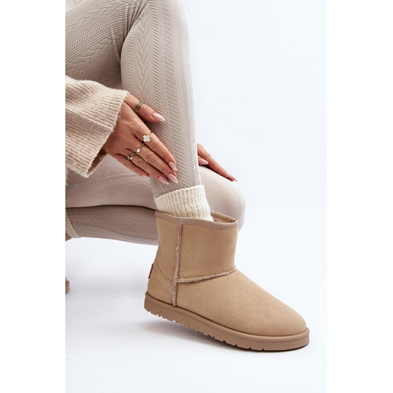 Dámske snehule Cross Jeans MM2R4023C Beige - Béžová