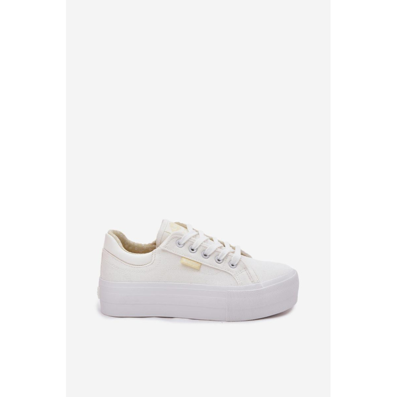 Dámske Tenisky Na Platforme Lee Cooper LCW-25-31-3450L Biele - Biela