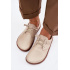 Kožené dámske mokasínky Barefoot Zazoo 10189 Béžové - Béžová