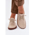 Kožené dámske mokasínky Barefoot Zazoo 10189 Béžové - Béžová