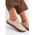 Kožené dámske mokasínky Barefoot Zazoo 10189 Béžové - Béžová
