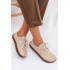 Kožené dámske mokasínky Barefoot Zazoo 10189 Béžové - Béžová