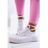 Tenisky na platforme Lee Cooper LCW-22-31-0884L - Biela