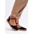 Dámske espadrilly na čiernej platforme Big Star FF274526 - Čierna