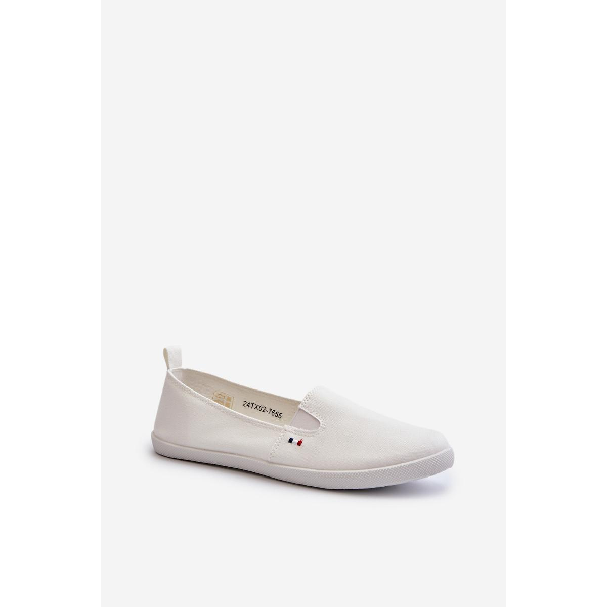 Dámske biele tenisky Slip-On Adrancia - Biela