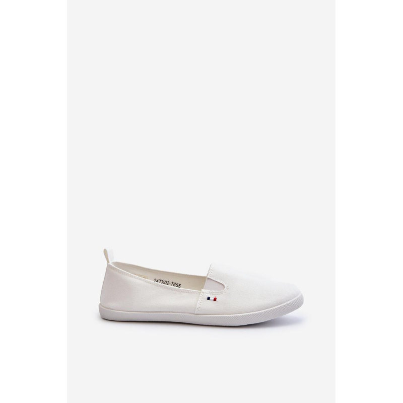 Dámske biele tenisky Slip-On Adrancia - Biela