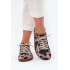 Dámske semišové barefoot tenisky s pruhmi Zazoo N1120 Hnedo-Bežové
