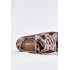 Dámske semišové barefoot tenisky s pruhmi Zazoo N1120 Hnedo-Bežové