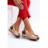 Dámske Ľahké Sandále Na Klinu Comfort Shoes Béžové Efravia - Béžová